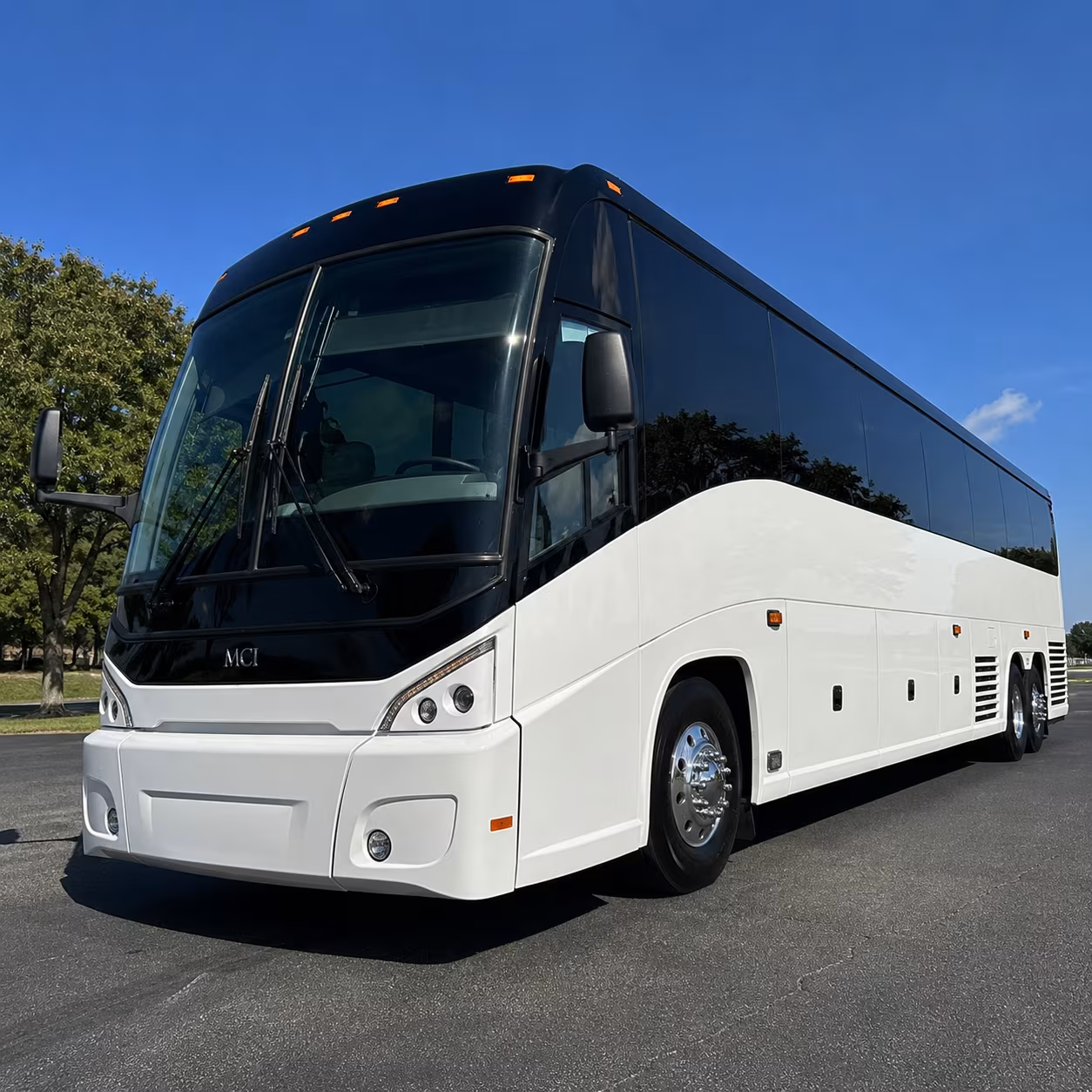manchester 56 passenger charter bus