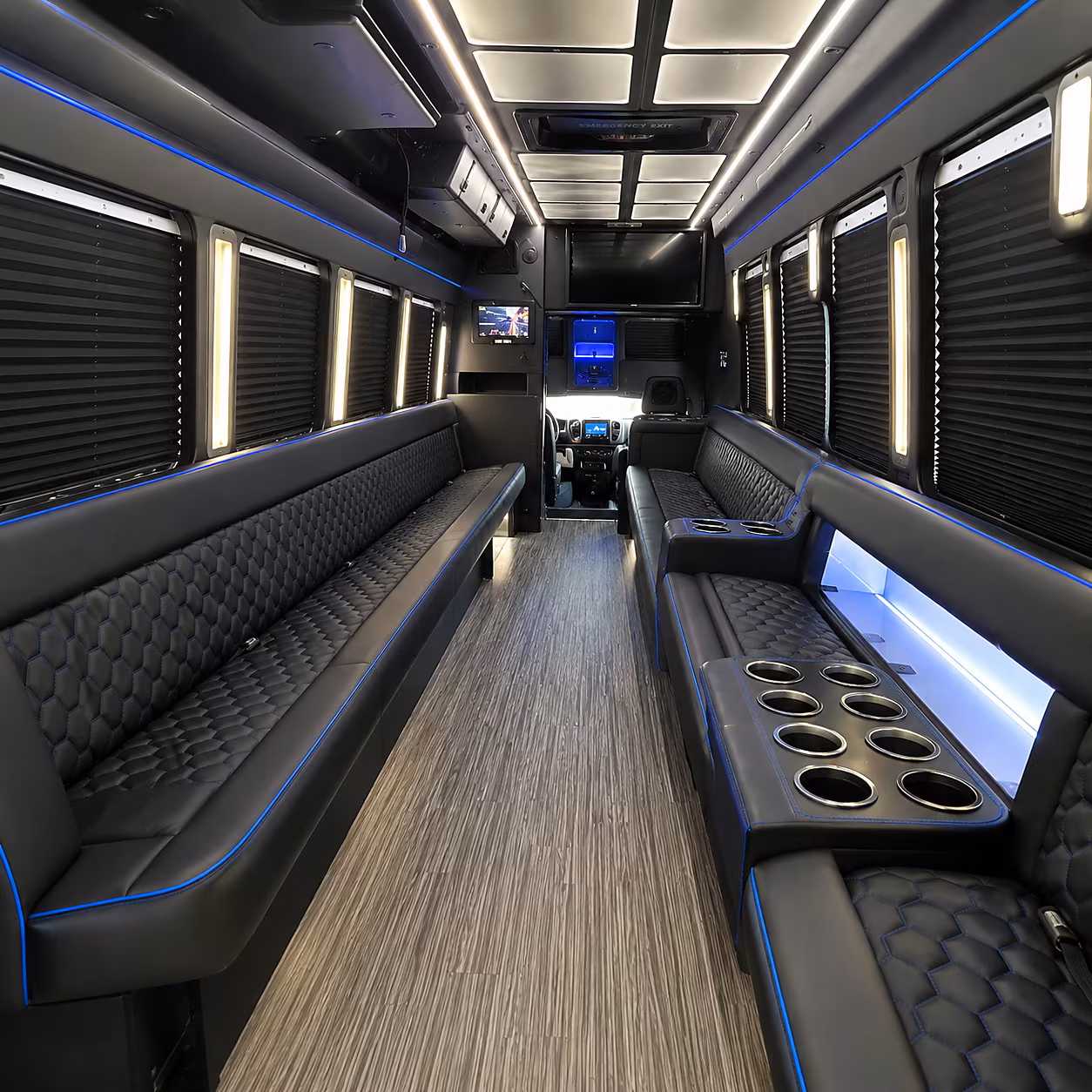 manchester party bus rentals inside