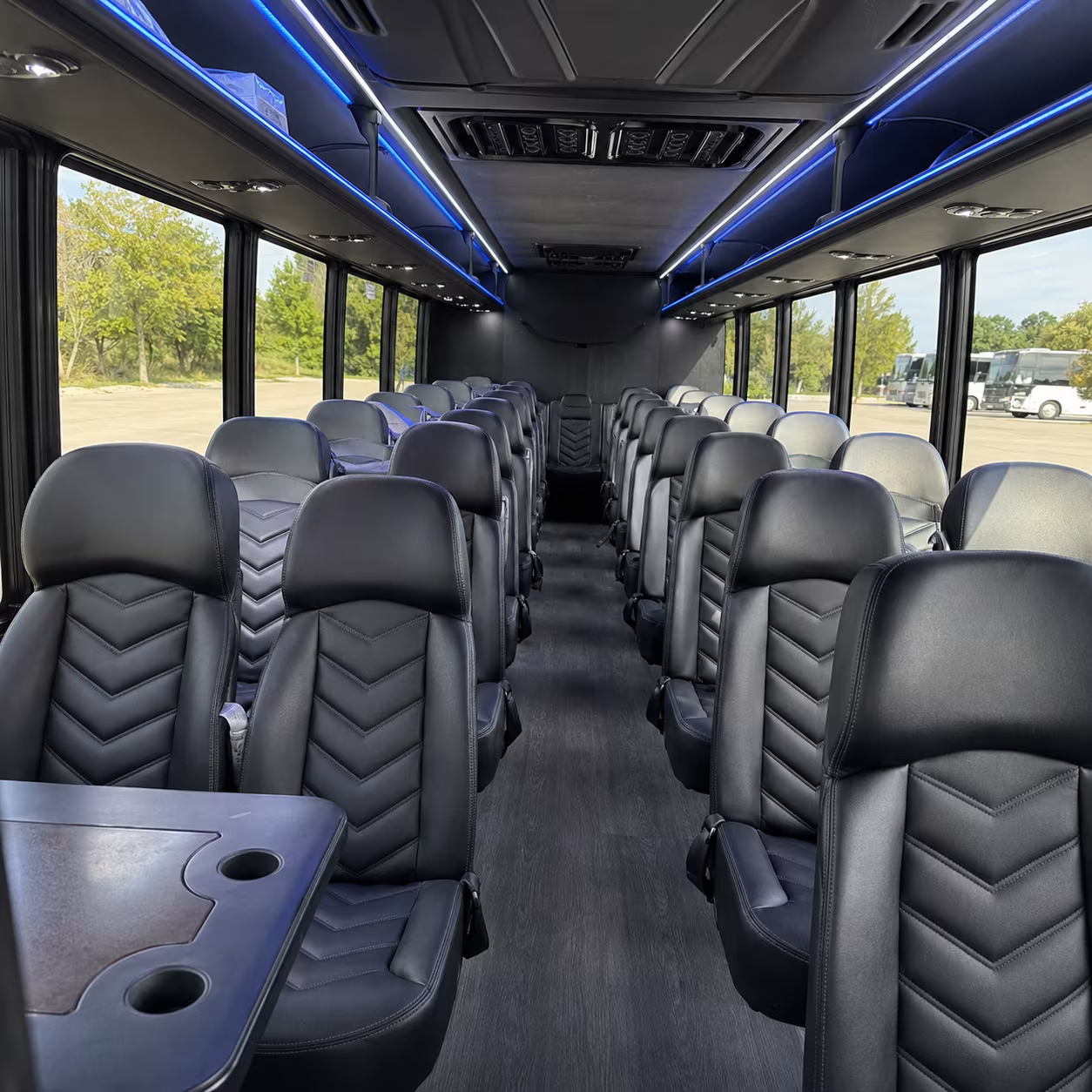manchester prom transportation onboard seating