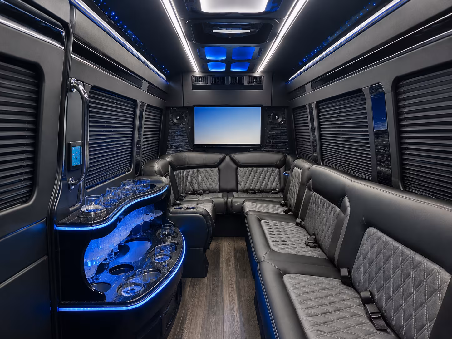 sprinter vans and minibuses for intimate manchester weddings